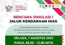 SIMULASI I – Tomohon International Flower Festival 2023