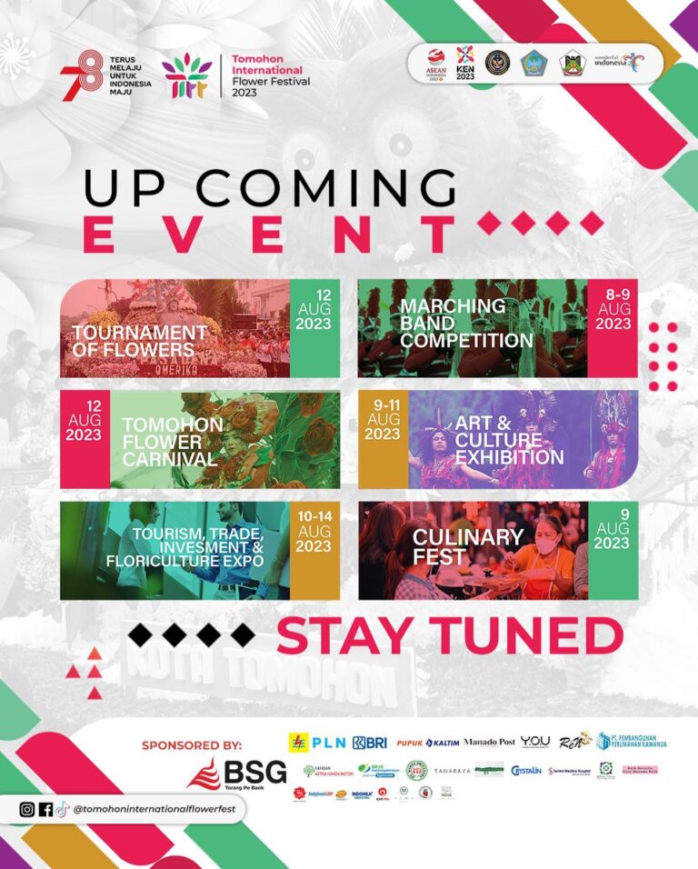Jadwal Kegiatan TIFF 2023 Tomohon